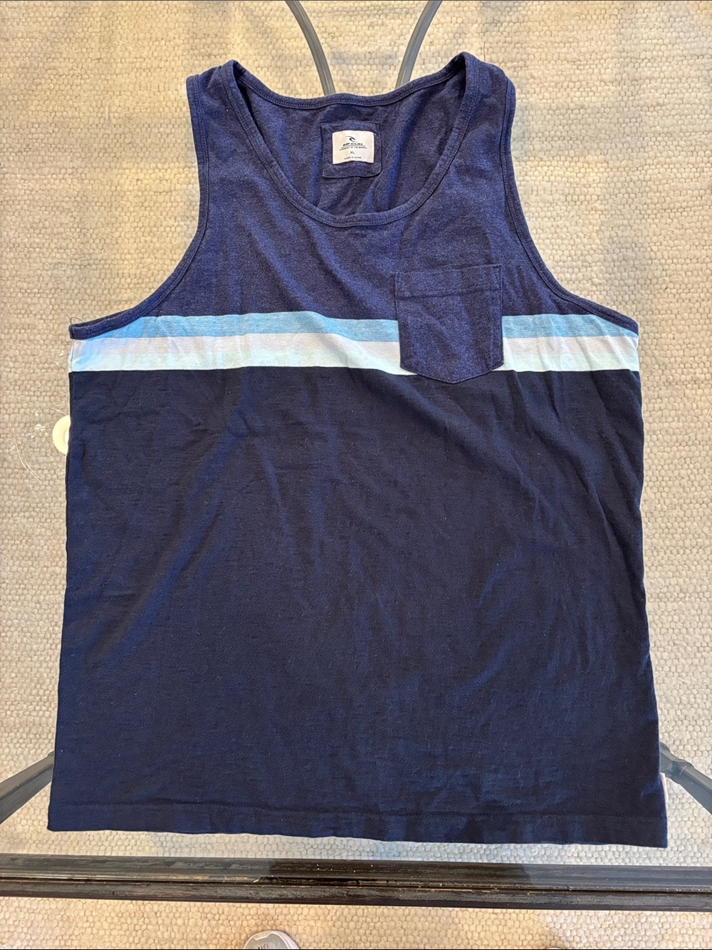 Rip Curl Navy Heather Sleeveless Tank